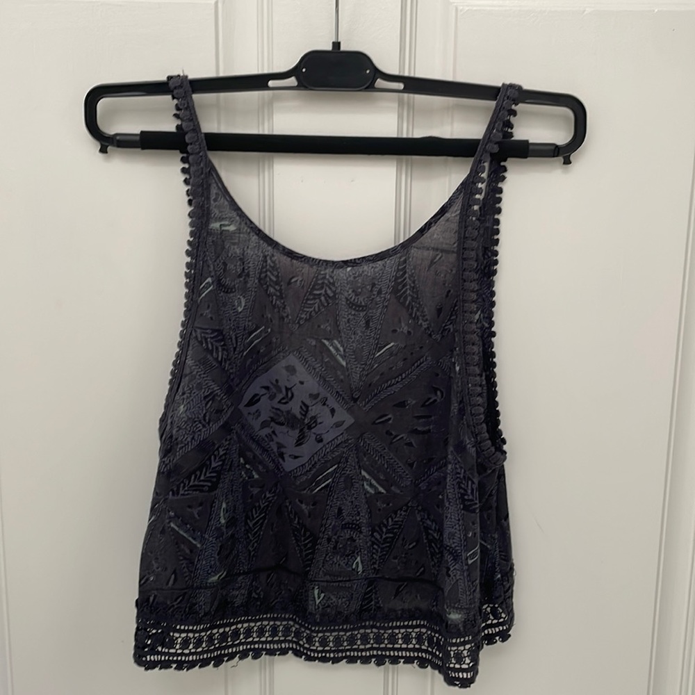 Golden by TNA aritzia crop summer tank